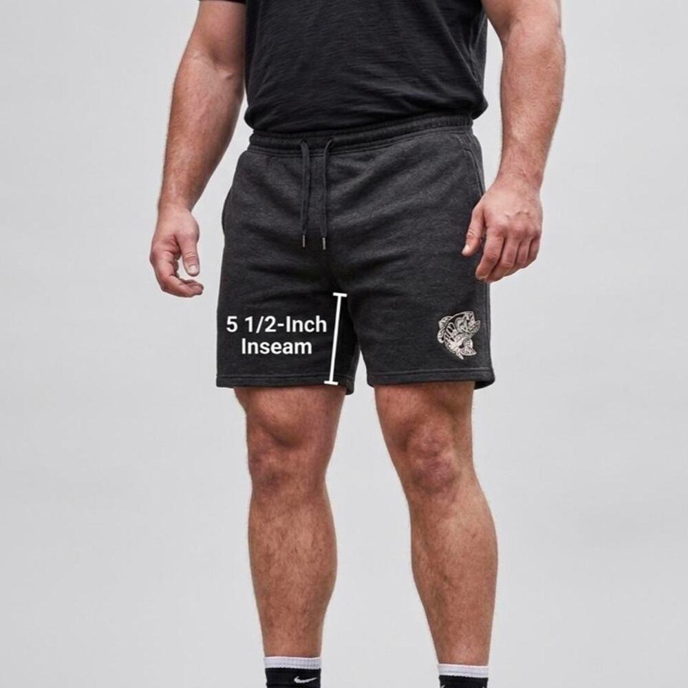 Bass Pro Shops Charcoal Grey Sweat Shorts - Size 3XL / 3TG